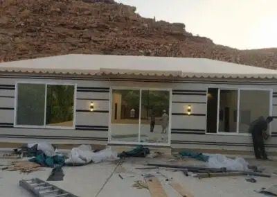 بناءمجلس خارجي مودرن خيام ملكية صغيرة بالدمام 